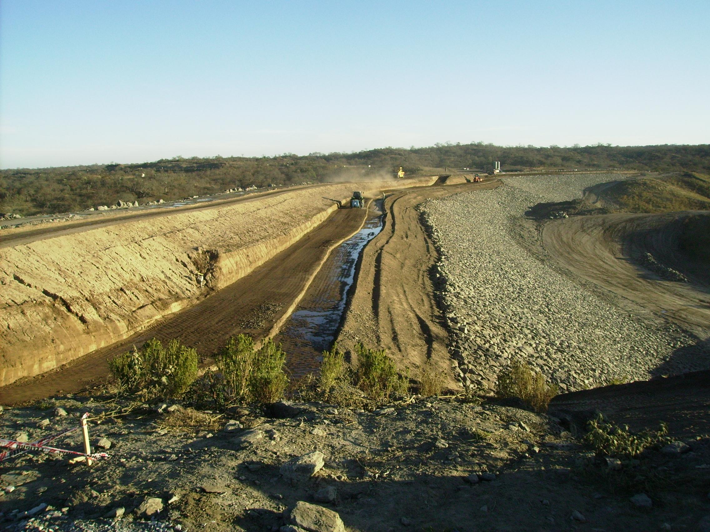 Construcción presa